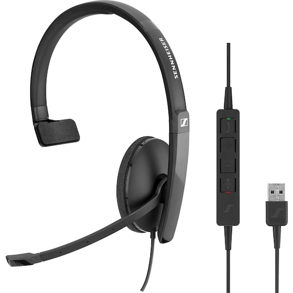 Sennheiser Wired Monaural Usb-C Headset. Skype For Business Certified And Uc - 508353