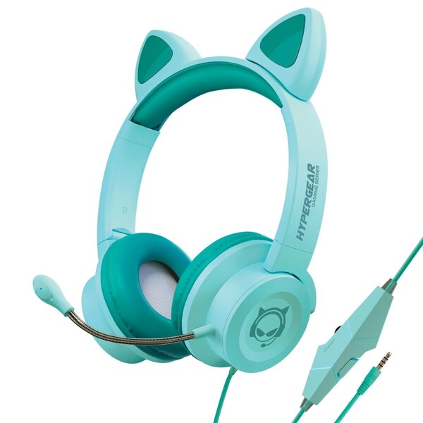 Analogcosa Analoga HyperGear Kombat Kitty Gaming Headset with Detachable Mic  Teal - AN3550256
