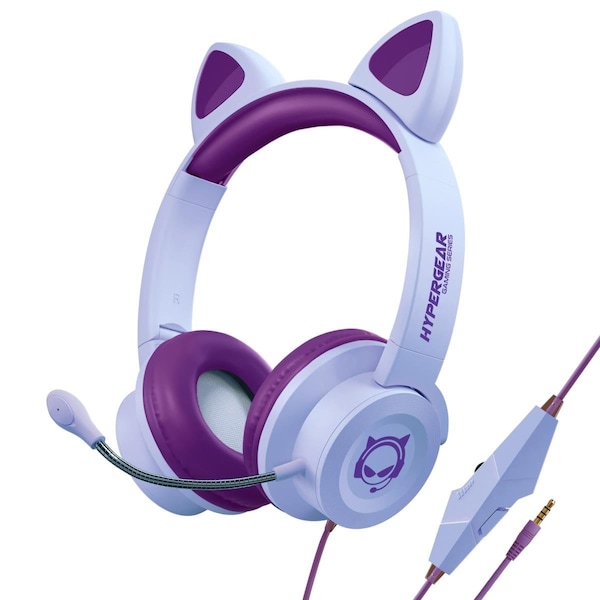 Analogcosa Analoga HyperGear Kombat Kitty Gaming Headset with Detachable Mic  Purple - AN3553530