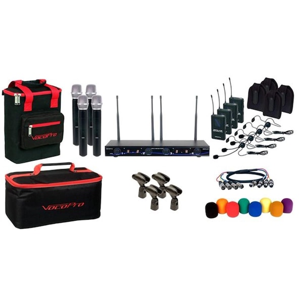 Vocopro 4 Channal 4 Mic 4 Headset 4 Instrument - DIGITAL34AI