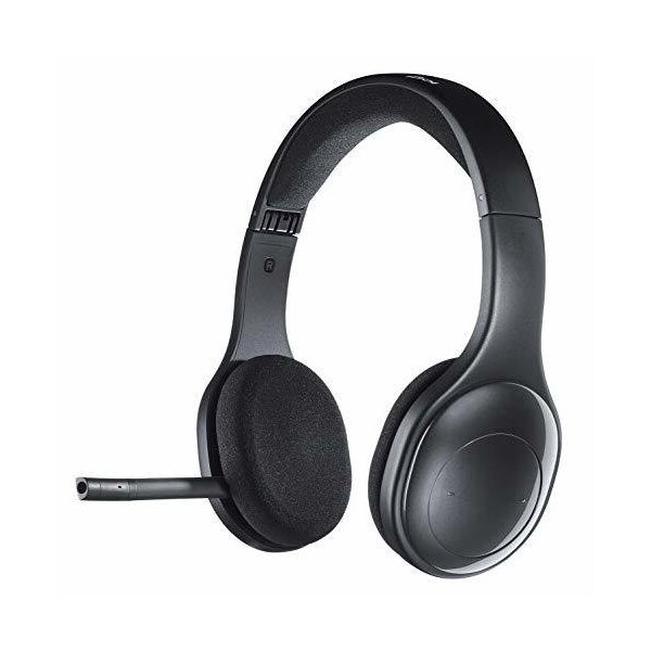 Logitech 981000337 H800 Binaural Over-The-Head Wireless Bluetooth Headset, 4 ft Range, Black - 981-000337