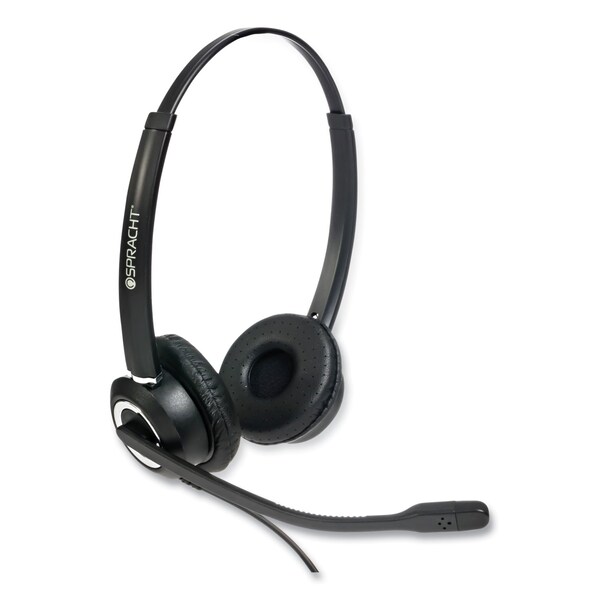 Spracht Spracht ZUMRJ9B Headset - Stereo - RJ-9 - Wired - Over-the-head - Binaural - ZUMRJ9B