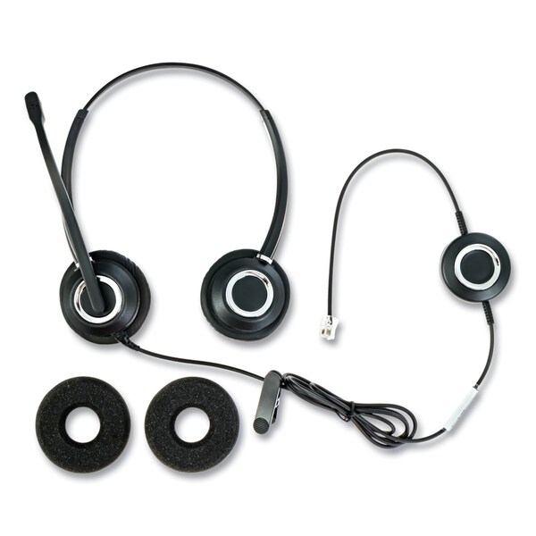 Spracht Spracht ZUMRJ9B Headset - Stereo - RJ-9 - Wired - Over-the-head - Binaural - ZUMRJ9B