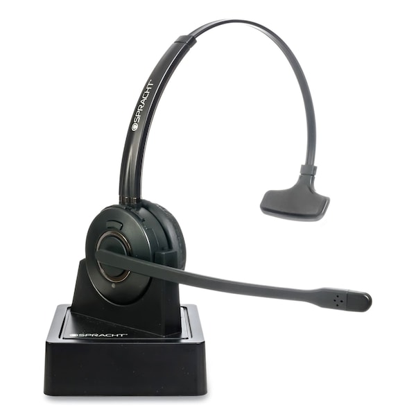 Spracht ZuM Maestro Bluetooth Headset, Monaural, Over-the-Head, Black - HS2050