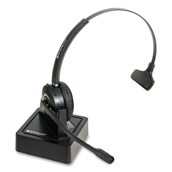 Spracht ZuM Maestro Bluetooth Headset, Monaural, Over-the-Head, Black - HS2050