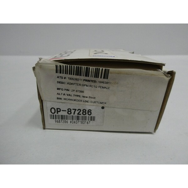 Adaptador de sensor hembra Keyence Rc1/2 y piezas y accesorios - OP-87286