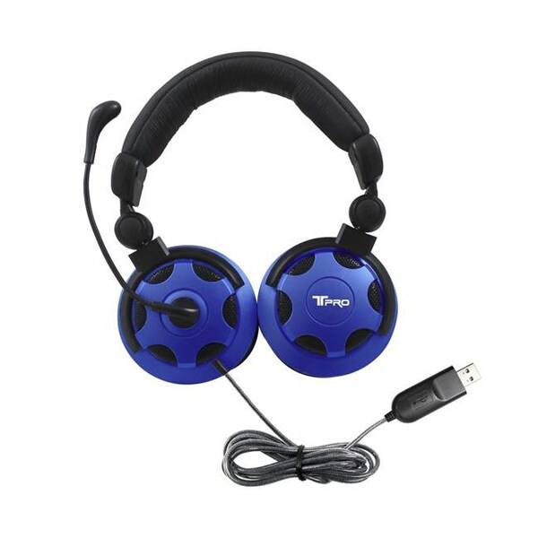 Sonic Boom T-PRO USB Headset with Noise-Cancelling Microphone Custom-Made for School Testing - SO896872