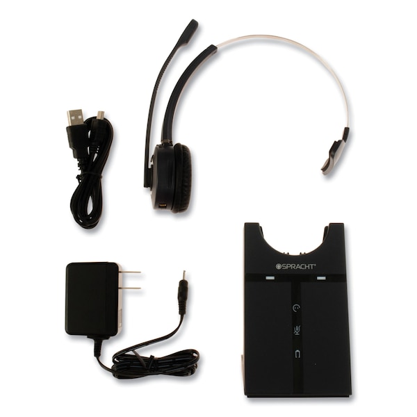 Spracht ZuM Maestro USB Softphone Headset, Monaural, Over-the-Head, Black - HS3010
