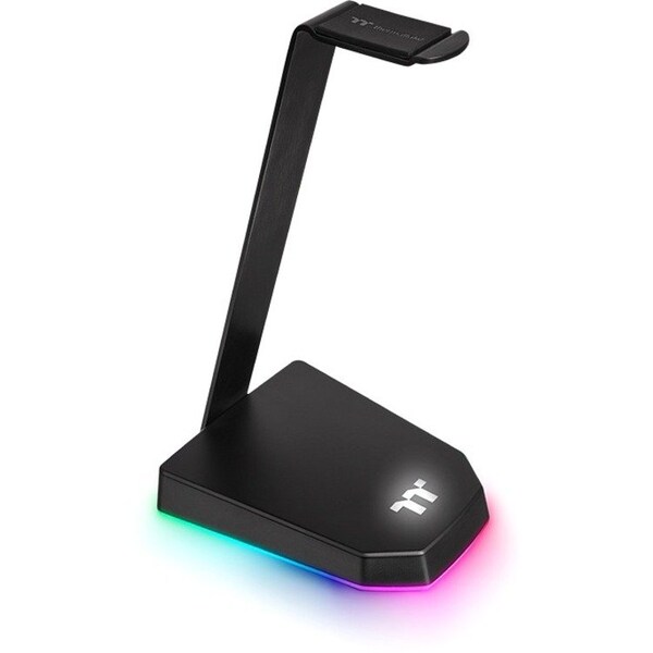 Thermaltake Thermaltake E1 RGB Gaming Headset Stand - Aluminum - Black - GEA-TTP-THSBLK-06