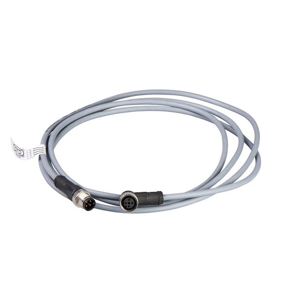 Telemecanique Sensores Jumper Pvc 4P M12 Str M a M12 F 90D 2M - XZCRV1512041C2