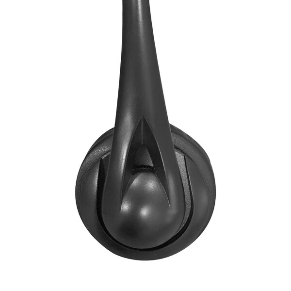 Hamiltonbuhl WorkSmart Personal Headset, USB with Steel-Reinforced Gooseneck Microphone, Leatherette Ear Cushions - WS2BK