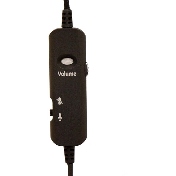 Spracht Binaural Headset, 3.5mm/USB, 9-1/10"Wx4"Lx1-1/2"H, Black - SPTZUM3500
