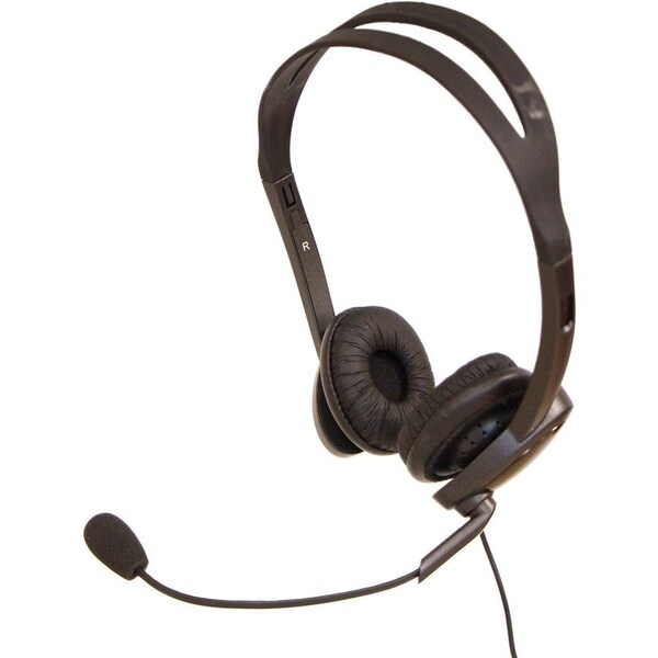 Spracht Binaural Headset, 3.5mm/USB, 9-1/10"Wx4"Lx1-1/2"H, Black - SPTZUM3500