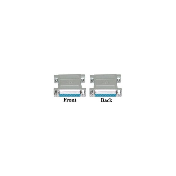 Swe-Tech 3C Null Modem Adapter, DB25 Female to DB25, Female - FWT30D3-38400