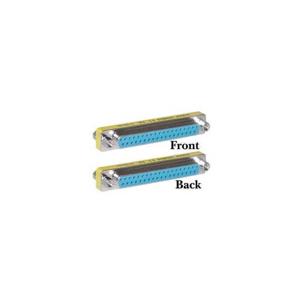 Swe-Tech 3C Serial Mini Gender Changer / Coupler, DB37 Female to DB37 Female - FWT31D4-03400