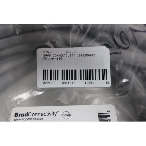 Cable de cordón Brad Harrison Devicenet Mini-Change 5P M/H M/M St/St 18M - 1300250095 DN11A-M180