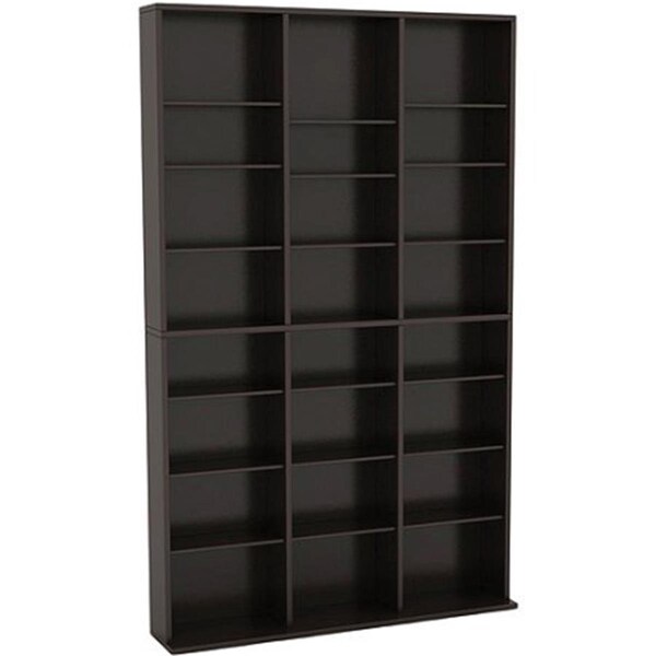 Abacus KV7000 Oskar Wood Multimedia Cabinet, Espresso - AB2591863