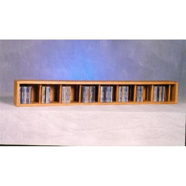 Wood Shed Wood Shed 103D-4 Solid Oak Wall or Shelf Mount CD Cabinet - 103D-4