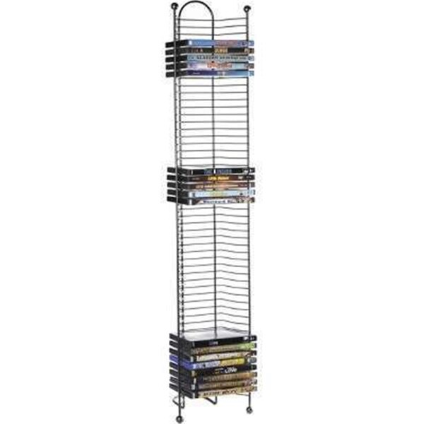 Atlantic Nestable 52 DVDs with Blue Ray, Gunmetal - 6371-2035