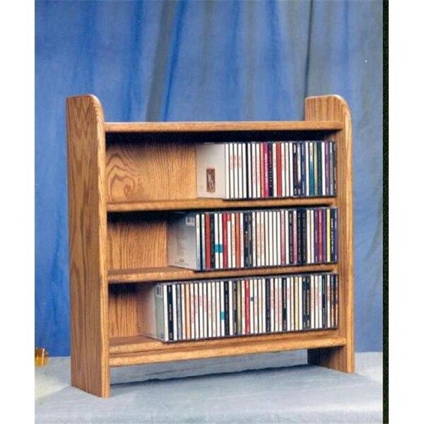 Wood Shed Wood Shed 302 Solid Oak 3 Shelf CD Cabinet - 302