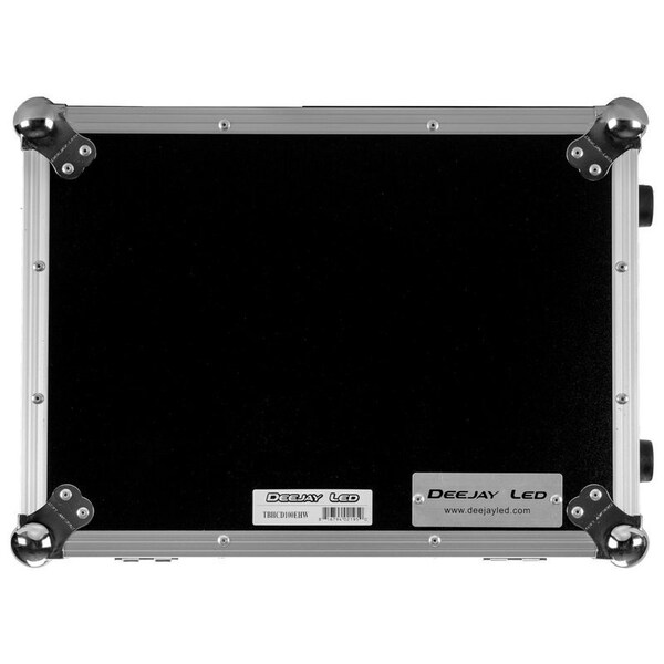 Deejay Led Fly Drive Case For 100 Jewel Case CDs or DVDs or Similarly Sized Equipment w/Wheels - TBHCD100EHW