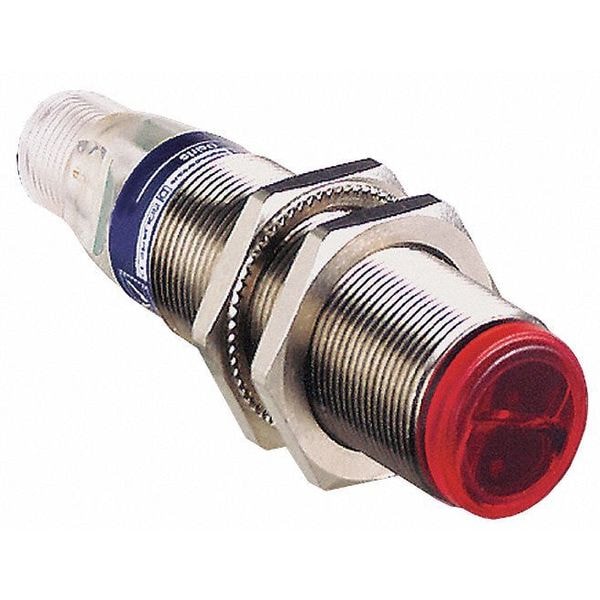 Sensor fotocélula de plástico para materiales transparentes PNP 2M M12 - XUBT1PSNM12 de Telemecanique Sensors.