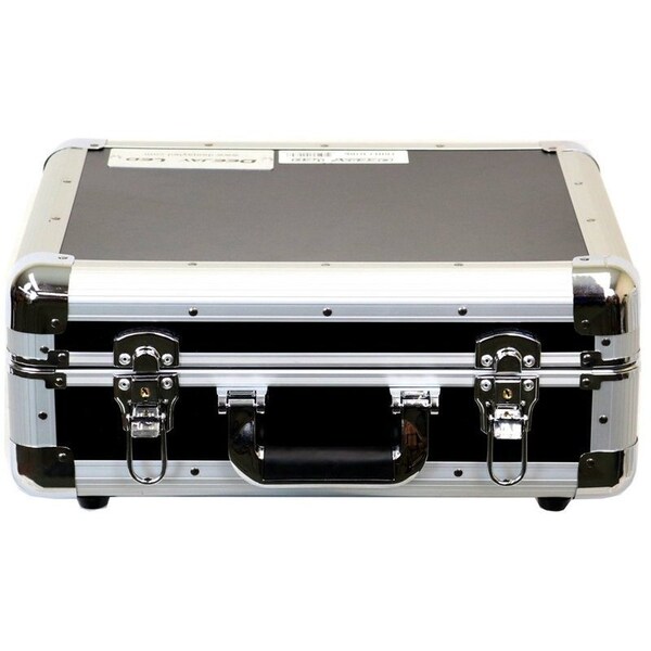 Deejay Led Lightweight CD Case w/3 Rows Holds up to 65 Jewel Cases or up to 200 Plastic Sleeves - TBHECD3BK
