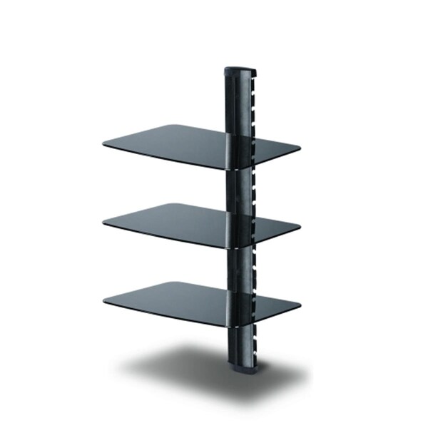 Nextgen 3-Layers DVD Stand with Black Color Glass - NE2588771