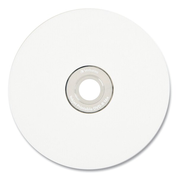 Verbatim Disc, Dvd-R, 16x, Ij, 50, White, PK50 - 95137