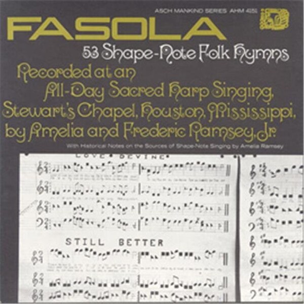 Smithsonian Folkways Smithsonian Folkways FW-04151-CCD Fasola- Fifty-three Shape Note Folk Hymns- All Day Sacred Harp Singing at Stewarts Chapel in Houston- Mississippi - FW-04151-CCD