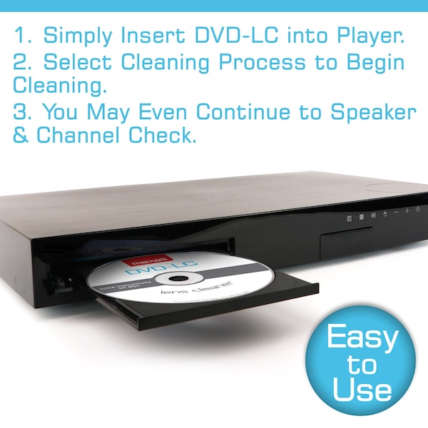 Maxell DVD-LC DVD LENS CLEANER IN STORAGE DVD CASE FOR DVD PLAYERS AND DRIVES - 190059