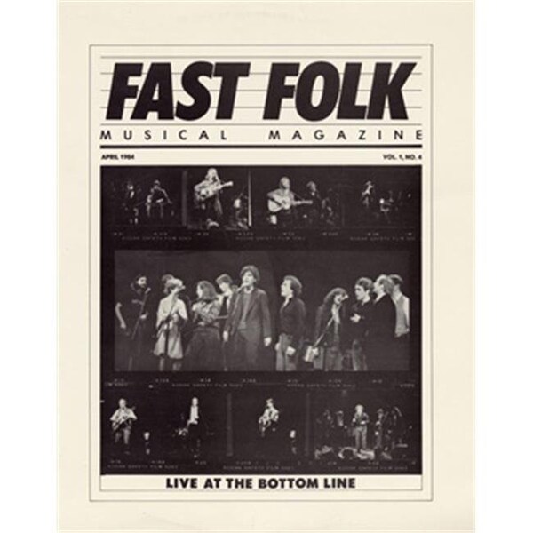 Smithsonian Folkways Smithsonian Folkways FF-FF104-CCD Fast Folk Musical Magazine- Vol. 1- No. 4 Live at the Bottom Line - FF-FF104-CCD