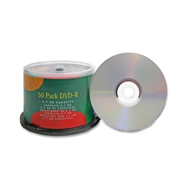 Compucessory Branded Dvd-R Disc16X4.70 Gb, PK50 - CCS35557