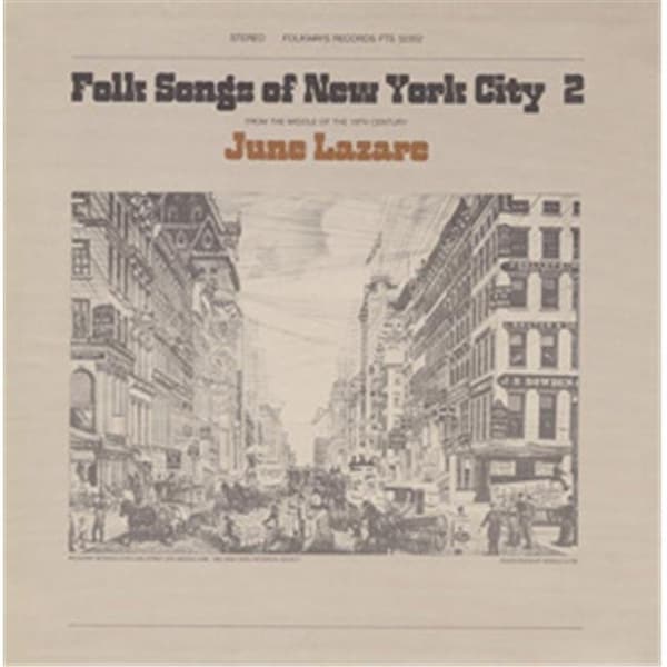 Smithsonian Folkways Smithsonian Folkways FW-32352-CCD Folk Songs of New York City- Vol. 2 - FW-32352-CCD