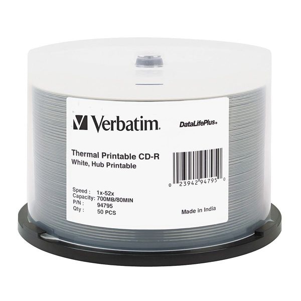 Verbatim CD-R Disc, 700 MB, 80 min, 52x, PK50 - VER94795