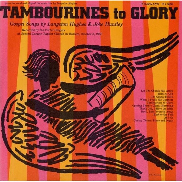 Smithsonian Folkways Smithsonian Folkways FW-03538-CCD Tambourines to Glory- Gospel Songs by Langston Hughes and Jobe Huntley - FW-03538-CCD