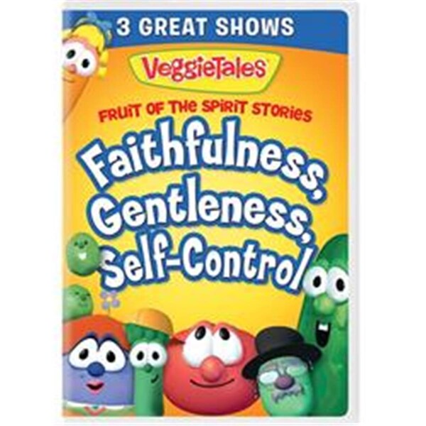 Rarity Veggie Tales Fruits of The Spirit Faithfulness Gentleness Self-Control DVD - RA3321855