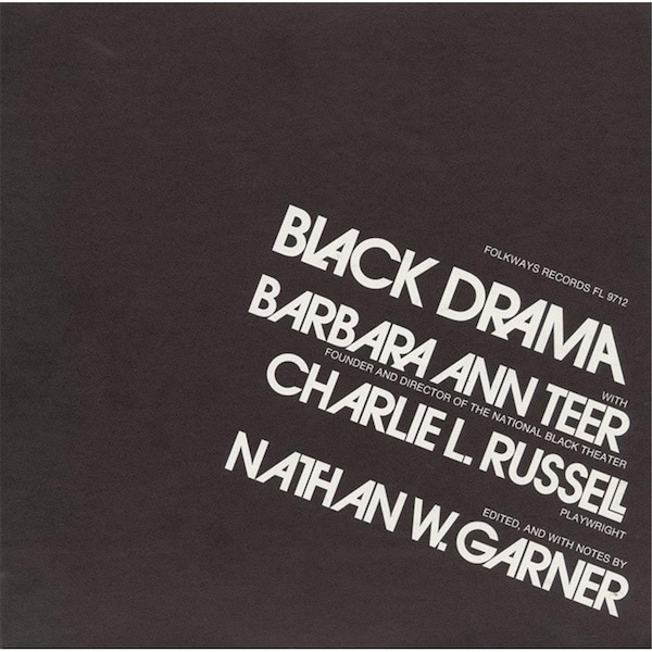 Smithsonian Folkways Smithsonian Folkways FW-09712-CCD Black Drama with Barbara Ann Teer and Charlie L. Russell - FW-09712-CCD