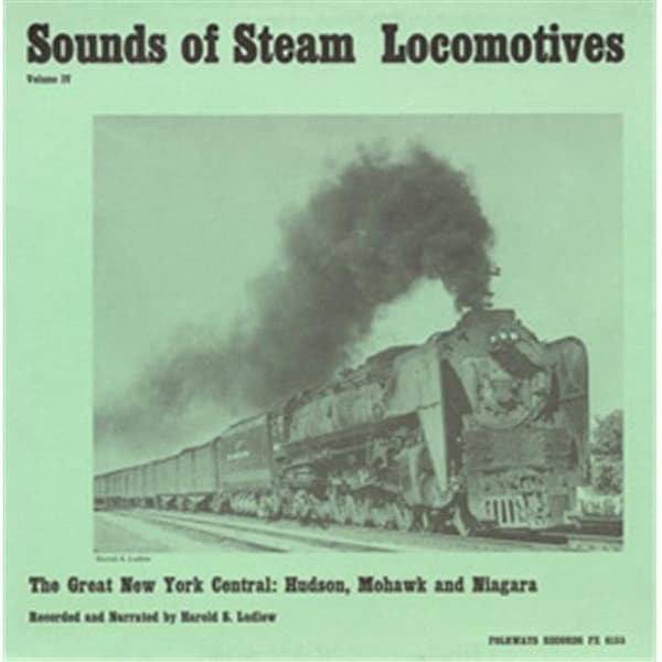 Smithsonian Folkways Smithsonian Folkways FW-06155-CCD Sounds of Steam Locomotives- No. 4- The Great New York Central- Hudson- Mohawk- Niagara - FW-06155-CCD