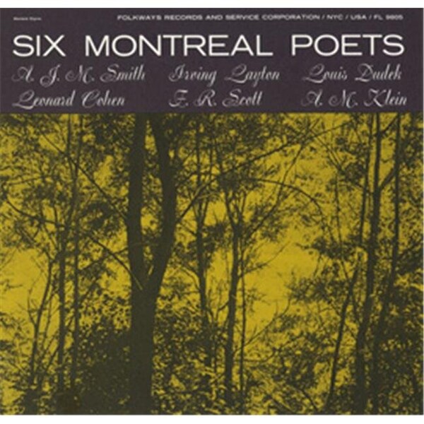 Smithsonian Folkways Smithsonian Folkways FW-09805-CCD Six Montreal Poets - FW-09805-CCD