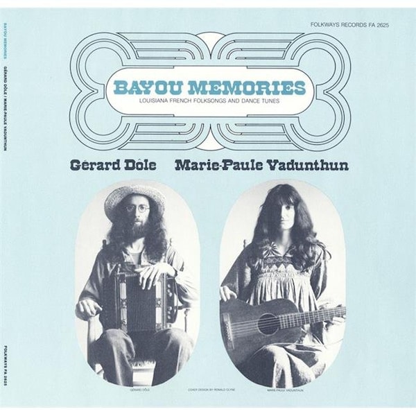 Smithsonian Folkways FW-02625-CCD Bayou Memories- Louisiana French Folk Songs and Dance Tunes Interpreted by Gerard D'le - FW-02625-CCD