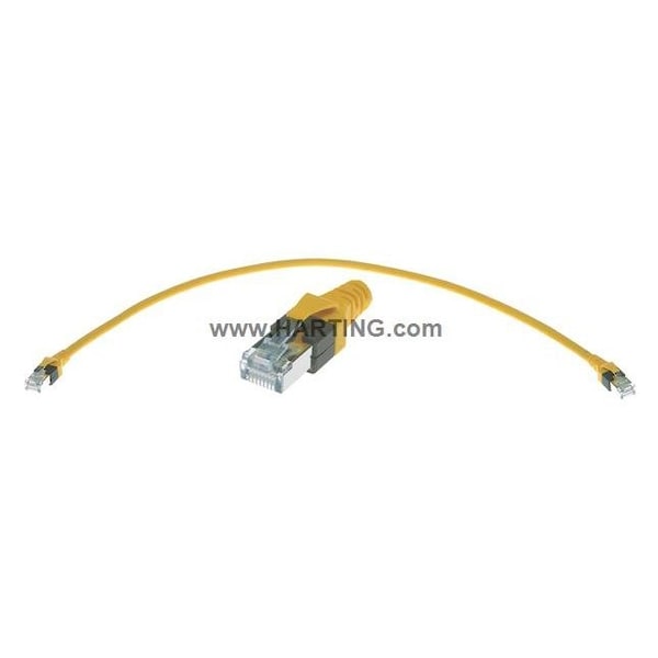 Cable de conexión Harting, 2m, amarillo, 26 AWG - 09474747111