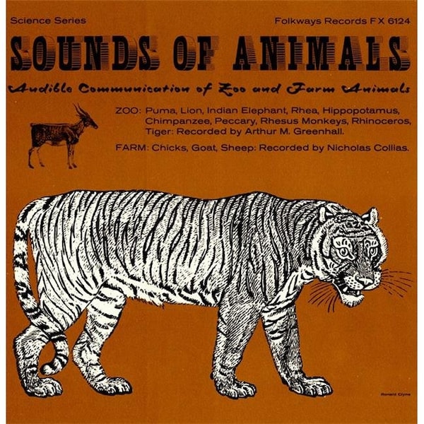 Smithsonian Folkways Smithsonian Folkways FW-06124-CCD Sounds of Animals - FW-06124-CCD
