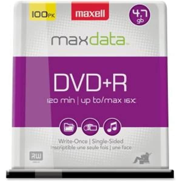 Spark J56878 16X 4.7GB DVD Recordable Media, 100PK - SP3540882