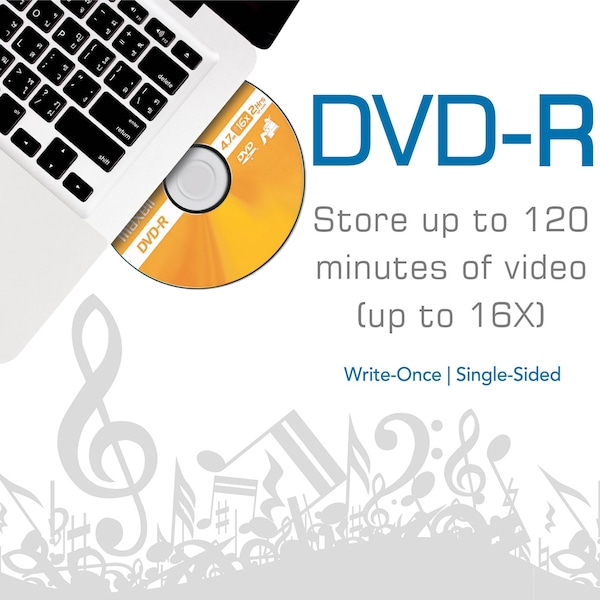Maxell DVD-R 16X DVD-R WRITE ONCE 4.7GB UP TO 120 MIN RECORDING 25PK SPINDLE, 25PK - 638010