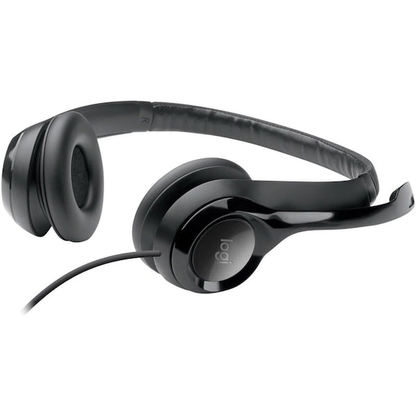 Logitech H390 USB COMPUTER HEADSET  - WIRED - OVER-EAR - STEREO - 20 - 20000 - NOISE-CANC - 981-000014