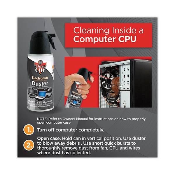 Dust-Off Falcon Dust-Off Jr. - Ozone-safe, Moisture-free - 1 Each - DPSJC