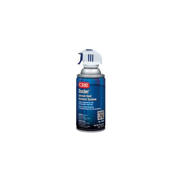 Crc CRC Duster, Aerosol Dust Removal System, 8 Wt Oz, Bottle, HFC, Clear Liquefied - 14085