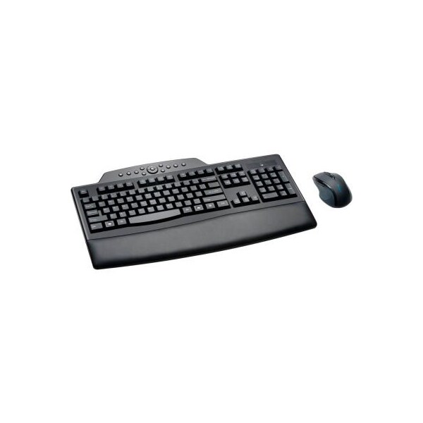 Kensington Kensington ProFit Wireless Comfort Desktop Keyboard and Mouse Set, Black - 72403