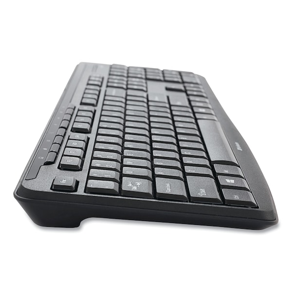 Verbatim Silent Wireless Mouse and Keyboard, 2.4 GHz/32.8 ft Wireless, Blac - 99779